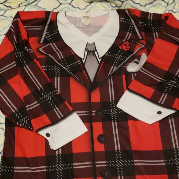 plaid hockey jersey